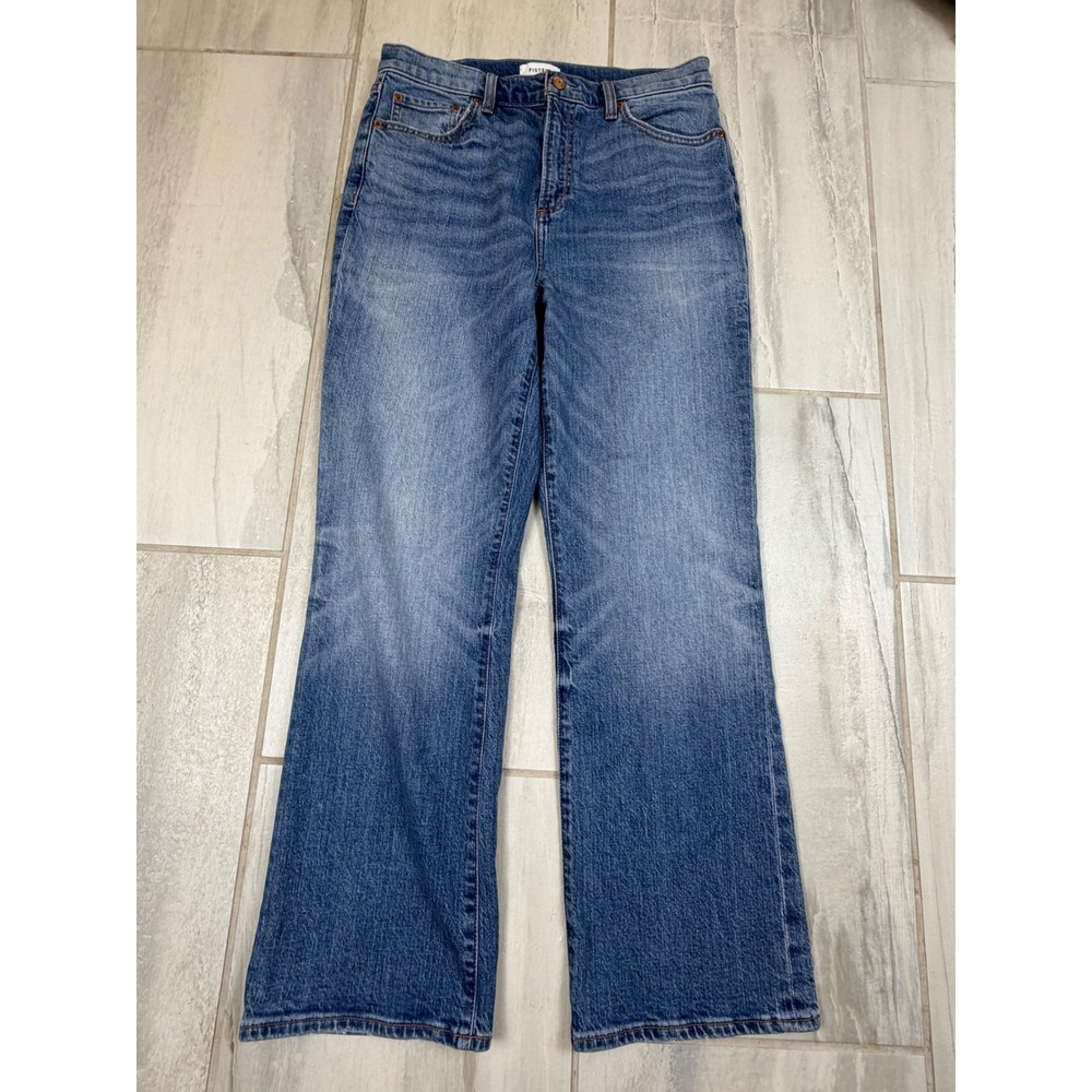 Pistola Sutton High Rise Straight Leg Jeans Medium Wash Blue P00016091JS Size 29